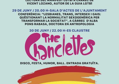 cartell chanclettes